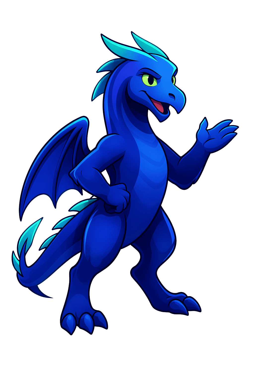 Naykora mascot, the dragon watching over your family devices
